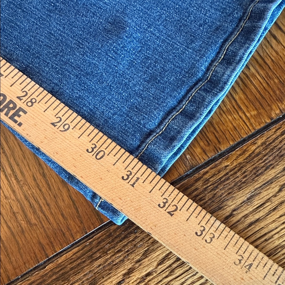 Roxy Flare Jeans Women’s Size 13 Medium Wash Stretch Denim Y2K - Picture 5 of 9